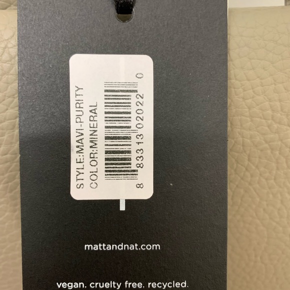 Purity Mavi Vegan Leather Backpack - Color: Mineral - Picture 6 of 15